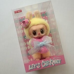 Pop Mart Pink and Yellow Bunny Accessory